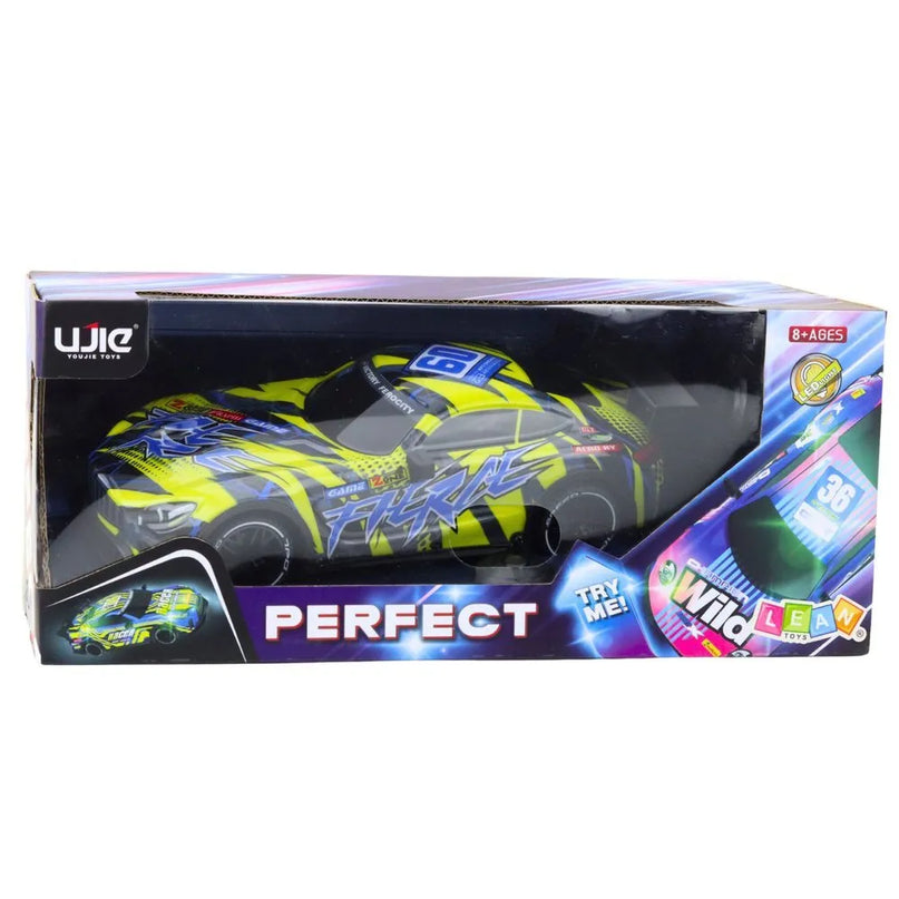 27MHz RC lenktyninis automobilis su LED