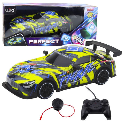 27MHz RC lenktyninis automobilis su LED