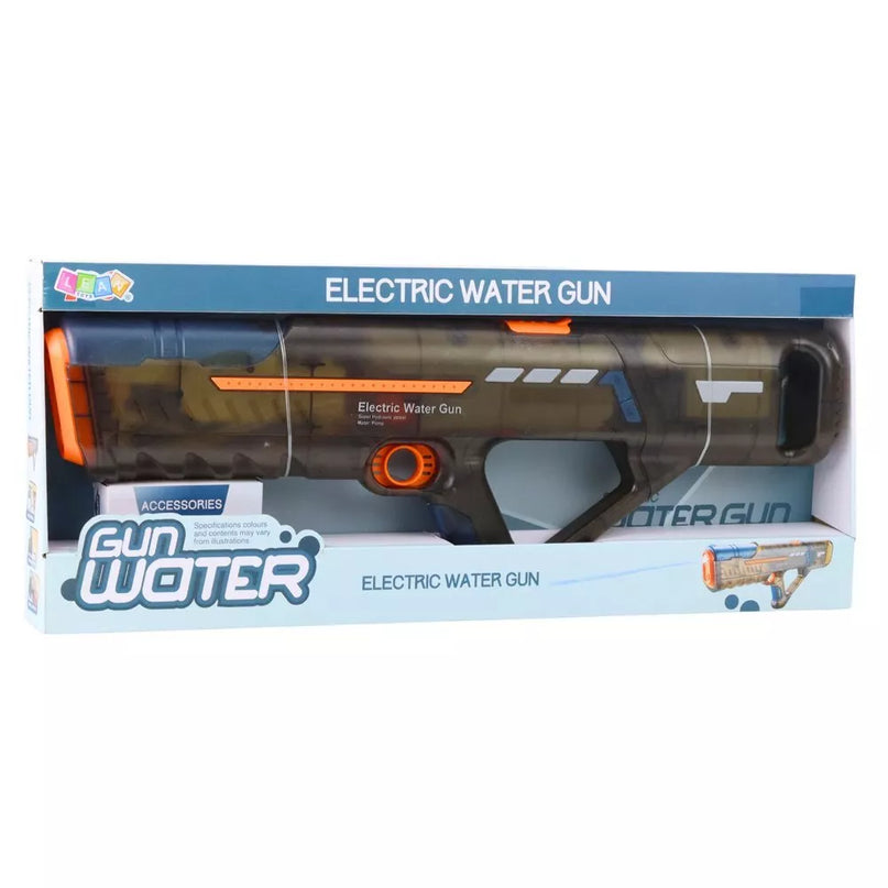 55 cm elektrinis vandens pistoletas su 1200 mAh baterija – galingas elektrinis vandens šautuvas