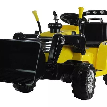 ZP1005 Yellow – elektrinis vaikiškas traktorius