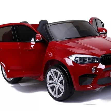 BMW X6M Raudonas – elektrinis vaikiškas automobilis