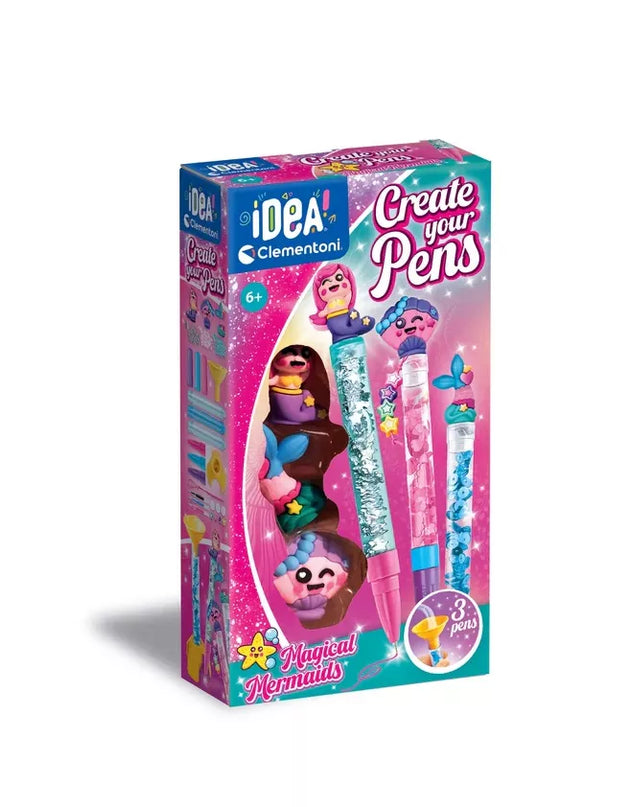 Kūrybinis mini rašiklių fabrikėlis „Mermaid Pen Creators“