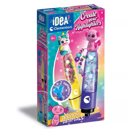 Kūrybinis mini žymeklių fabrikėlis „Magical Animals“ Clementoni