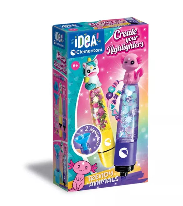 Kūrybinis mini žymeklių fabrikėlis „Magical Animals“ Clementoni