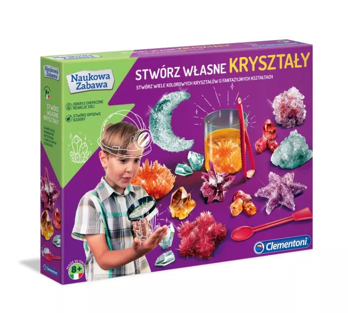Edukacinis kristalų auginimo laboratorijos rinkinys