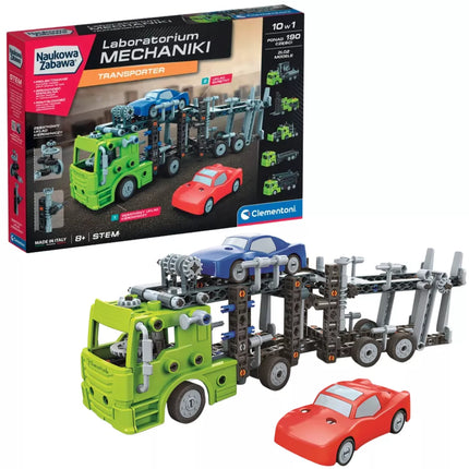 Mechanikos laboratorija – transporteris Clementoni