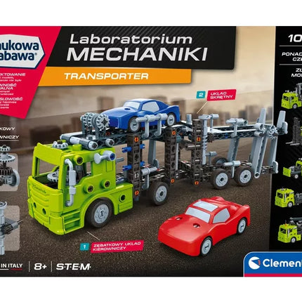 Mechanikos laboratorija – transporteris Clementoni