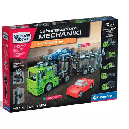 Mechanikos laboratorija – transporteris Clementoni