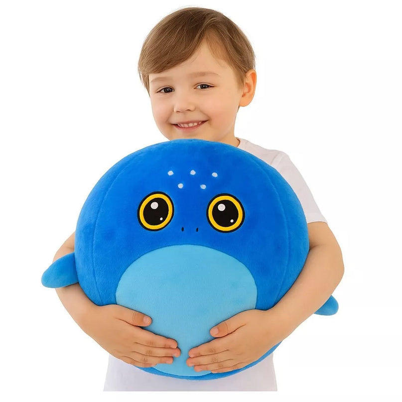 BigCutePet pliušinis šokinėjantis kamuolys – augantis rykliukas, 50 cm