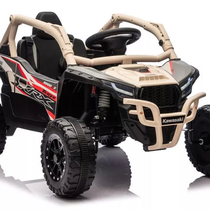 Kawasaki JS330 24V elektromobilis vaikams – juodai smėlinis modelis