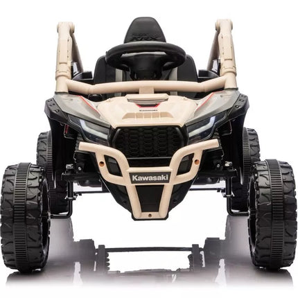 Kawasaki JS330 24V elektromobilis vaikams – juodai smėlinis modelis