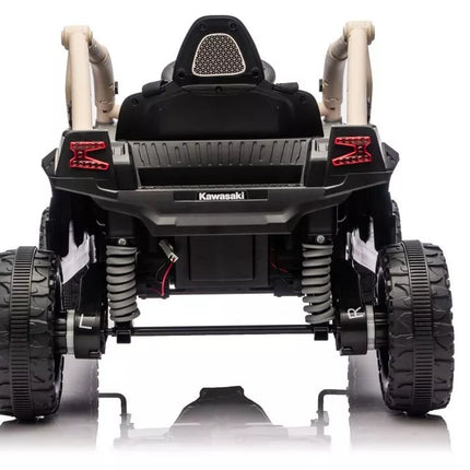 Kawasaki JS330 24V elektromobilis vaikams – juodai smėlinis modelis