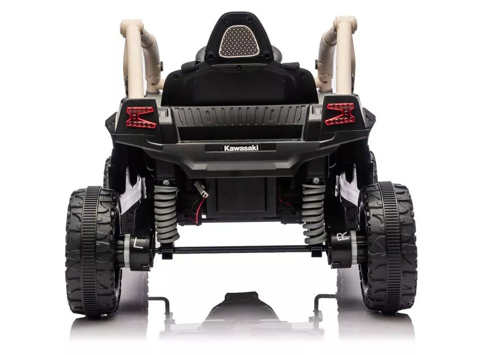 Kawasaki JS330 24V elektromobilis vaikams – juodai smėlinis modelis
