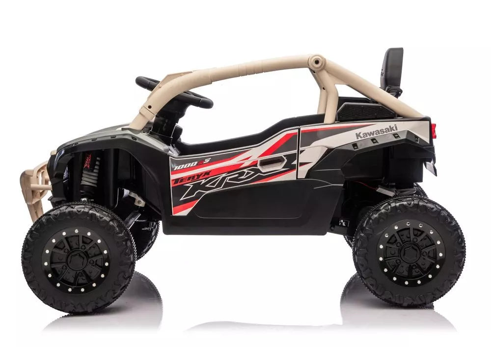 Kawasaki JS330 24V elektromobilis vaikams – juodai smėlinis modelis
