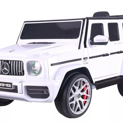 Elektrinis vaikiškas automobilis Mercedes G63 S306‑1 Baltas
