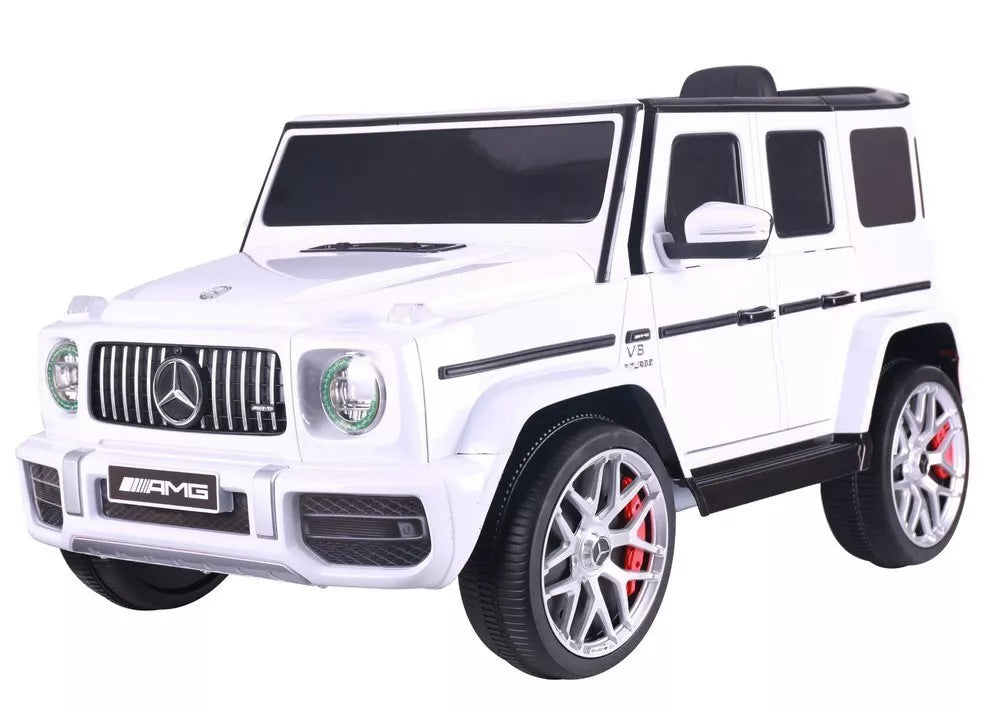 Elektrinis vaikiškas automobilis Mercedes G63 S306‑1 Baltas