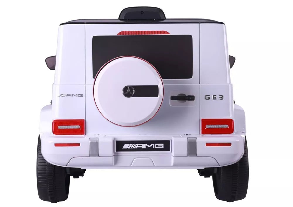 Elektrinis vaikiškas automobilis Mercedes G63 S306‑1 Baltas