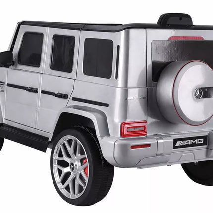Elektrinis vaikiškas automobilis Mercedes G63 S306‑1 Sidabrinis