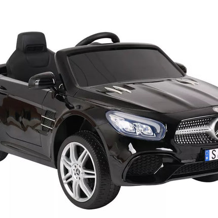 S506 juodas elektromobilis vaikams – Mercedes SL500