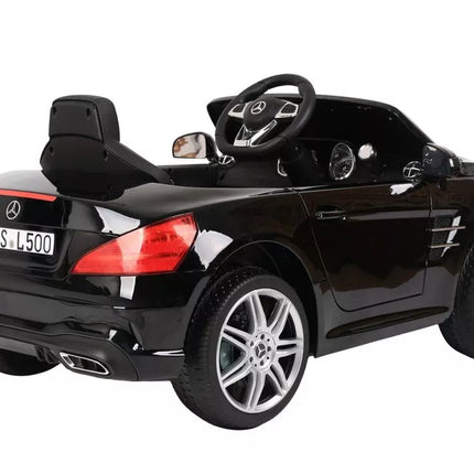 S506 juodas elektromobilis vaikams – Mercedes SL500