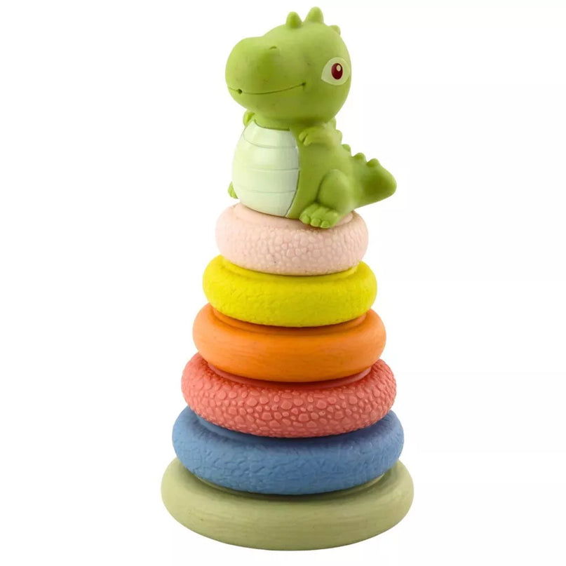 ECO sensorinė piramidė iš minkštos gumos – dinozauro tema
