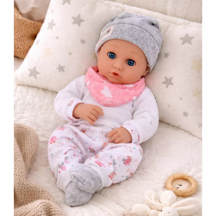 Kūdikio lėlė su maitinimo priedais – 28 cm