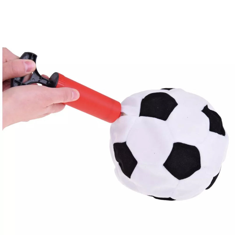 Šviečiantis minkštas guminis futbolo kamuolys vaikams