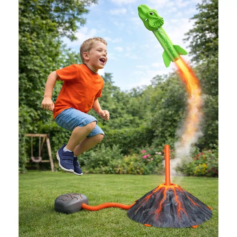Volcano Dinosaur Launcher – putplasčio dinozaurų paleidimo rinkinys