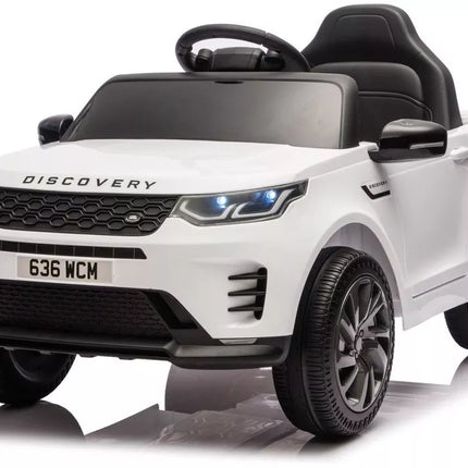Elektrinis vaikiškas automobilis Land Rover Discovery DLS‑K06 – balta
