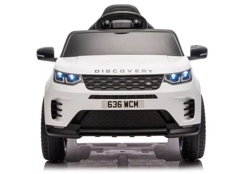 Elektrinis vaikiškas automobilis Land Rover Discovery DLS‑K06 – balta