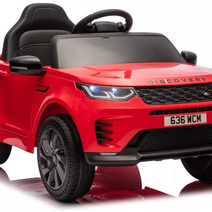 Elektrinis vaikiškas automobilis Land Rover Discovery DLS‑K06 – raudona
