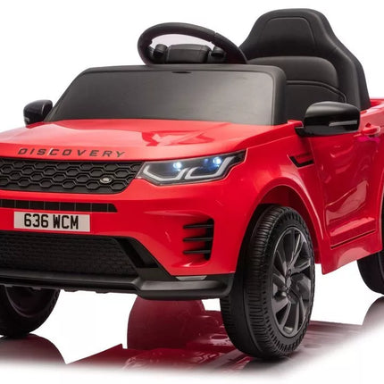 Elektrinis vaikiškas automobilis Land Rover Discovery DLS‑K06 – raudona