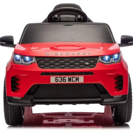 Elektrinis vaikiškas automobilis Land Rover Discovery DLS‑K06 – raudona