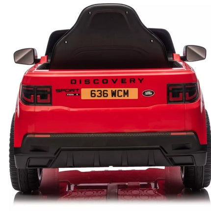 Elektrinis vaikiškas automobilis Land Rover Discovery DLS‑K06 – raudona
