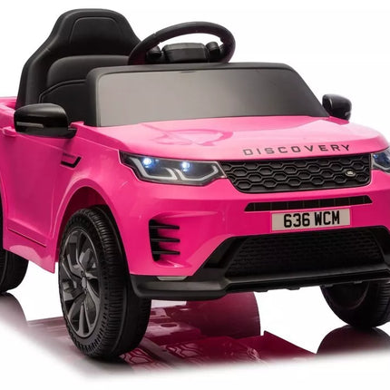 Elektrinis vaikiškas automobilis Land Rover Discovery DLS‑K06 – rožinis