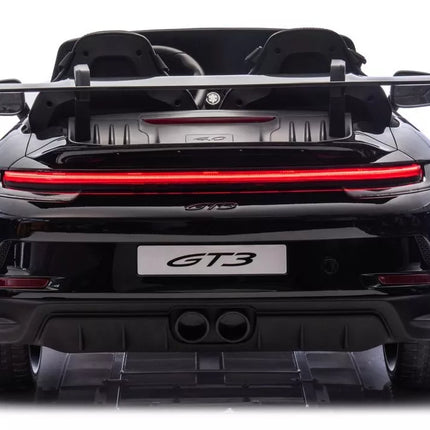DK‑P911 Porsche GT3 juodos spalvos akumuliatorinis automobilis vaikams