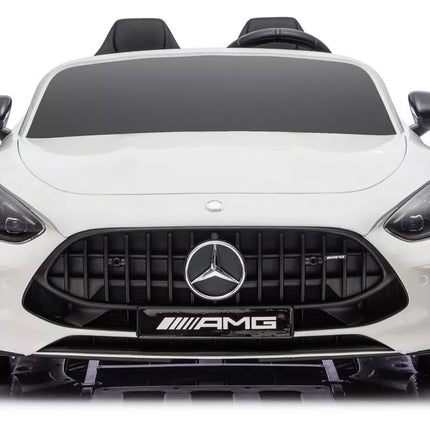 Mercedes GT63 AMG DK‑GT63 24V – elektrinis vaikiškas baltas automobilis