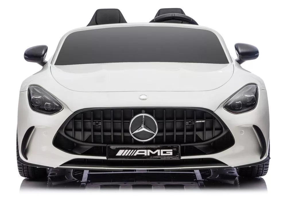 Mercedes GT63 AMG DK‑GT63 24V – elektrinis vaikiškas baltas automobilis