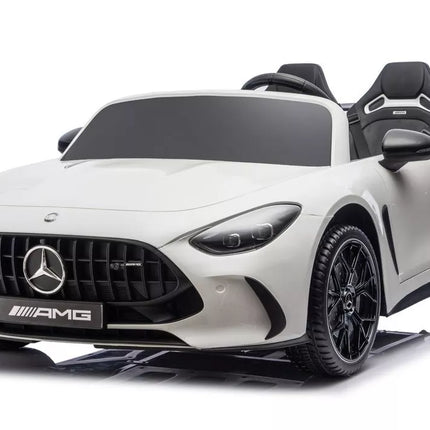Mercedes GT63 AMG DK‑GT63 24V – elektrinis vaikiškas baltas automobilis