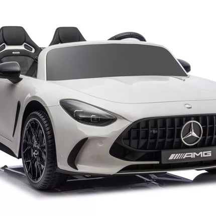 Mercedes GT63 AMG DK‑GT63 24V – elektrinis vaikiškas baltas automobilis