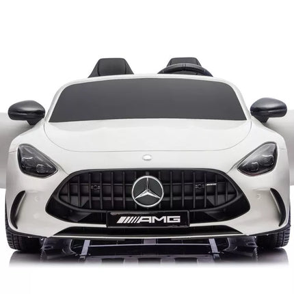 Mercedes GT63 AMG DK‑GT63 24V – elektrinis vaikiškas baltas automobilis