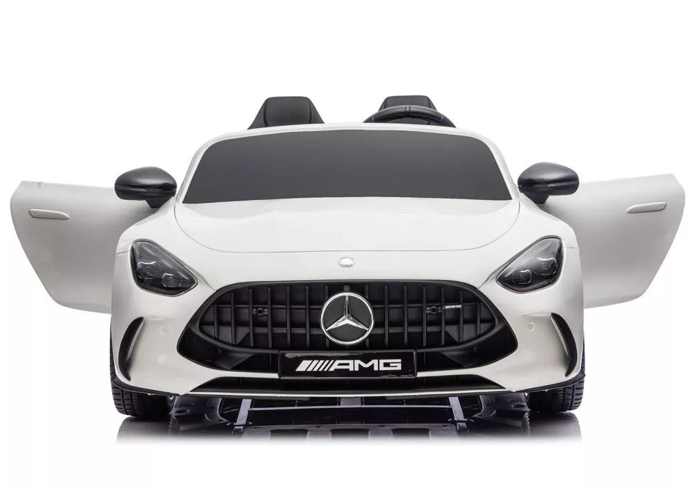 Mercedes GT63 AMG DK‑GT63 24V – elektrinis vaikiškas baltas automobilis