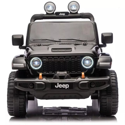 Jeep Rubicon 4×4 DK‑JWR556 – 24V, 4×200W, juodas elektromobilis vaikams