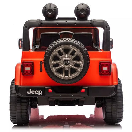 Jeep Rubicon 4×4 DK‑JWR556 – 24V, 4×200W, oranžinis elektromobilis vaikams