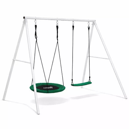 Sodo supynės su rėmu – gandro lizdas 80 cm + klasikinė sėdynė