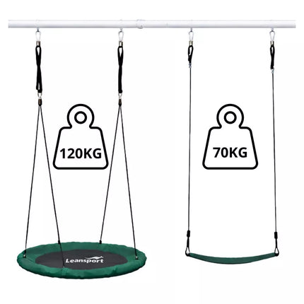 Sodo supynės su rėmu – gandro lizdas 80 cm + klasikinė sėdynė