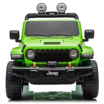 Jeep Rubicon 4×4 DK‑JWR556 – 24V, 4×200W, žalias elektromobilis vaikams
