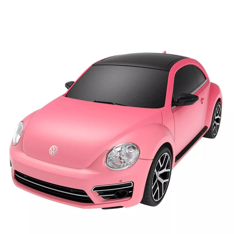 Volkswagen Beetle RASTAR 1:24 – Rožinis spalvą keičiantis RC automobilis