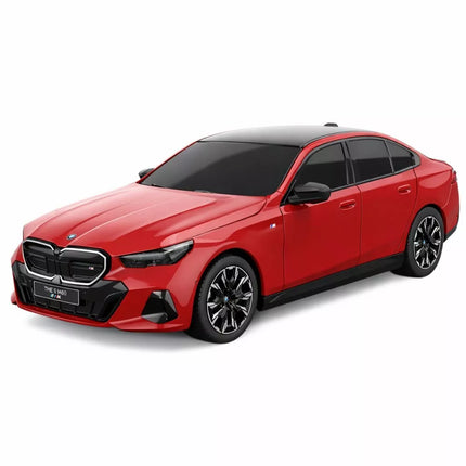 BMW i5 RASTAR 1:24 – Raudonas nuotoliniu būdu valdomas elektromobilis