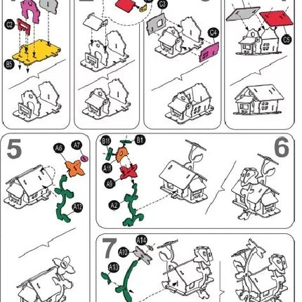 Kūrybinis rinkinys PETIT ARCHITECTE Namas gėlėse